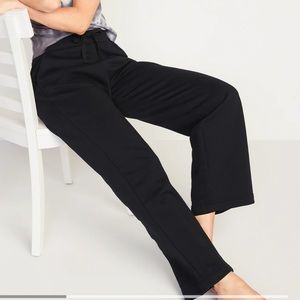 Black wide legs sweatpants
